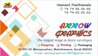 Arrow Graphics - Hemant Pavthawala | SGM Marketplace Vendor